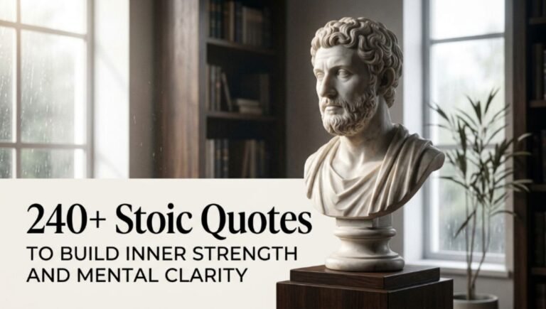 240+ Stoic Quotes To Build Inner Strength And Mental Clarity