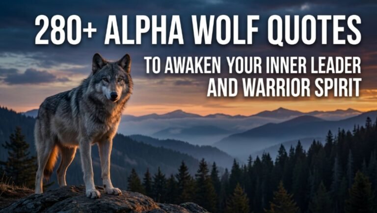 280+ Alpha Wolf Quotes To Awaken Your Inner Leader And Warrior Spirit