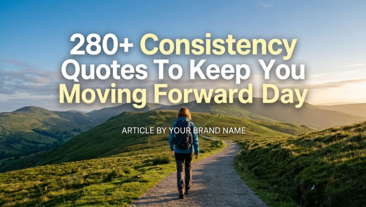 280+ Consistency Quotes To Keep You Moving Forward Every Day