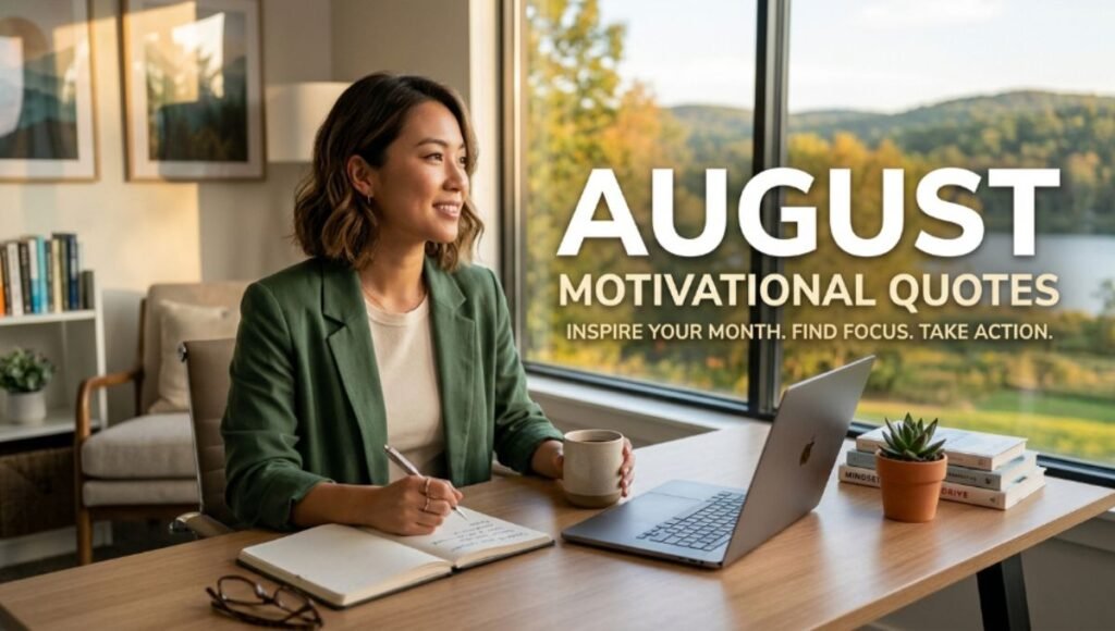 August Motivational Quotes