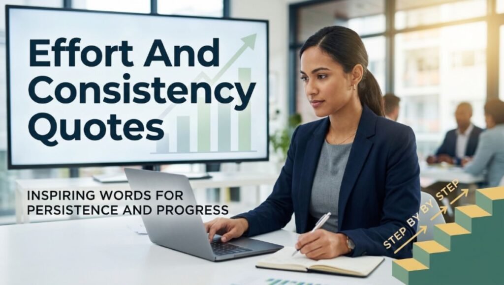 Effort And Consistency Quotes