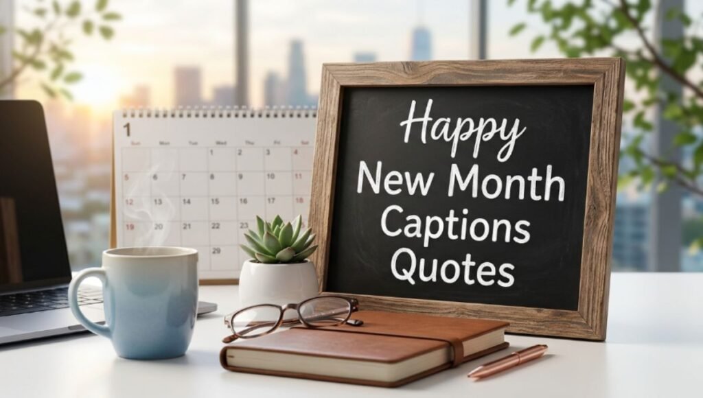 Happy New Month Captions Quotes