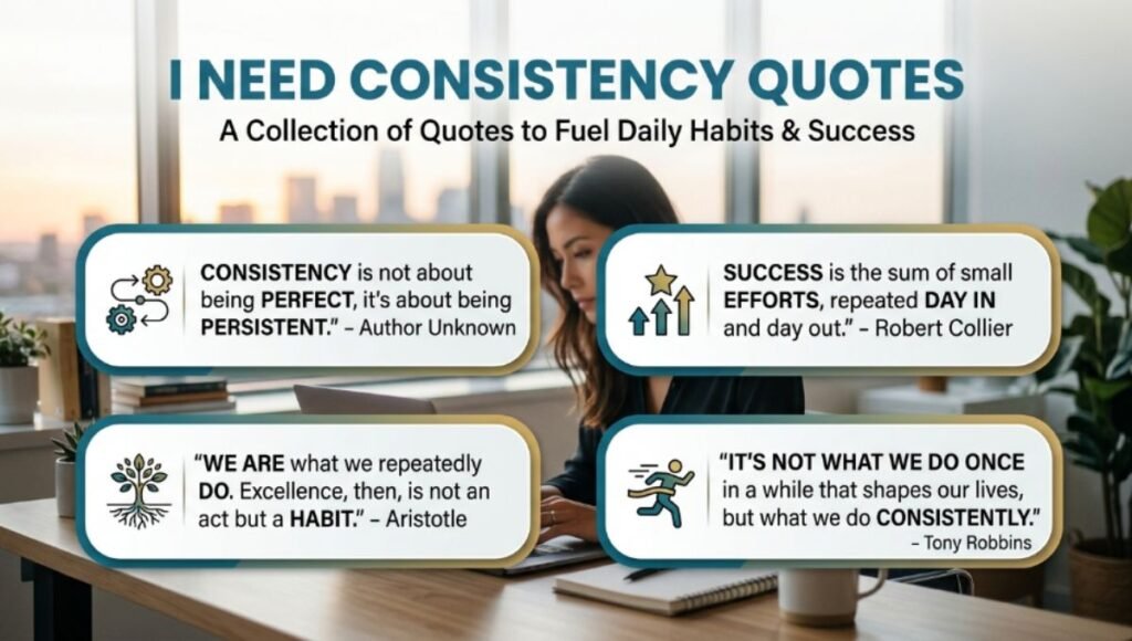 I Need Consistency Quotes