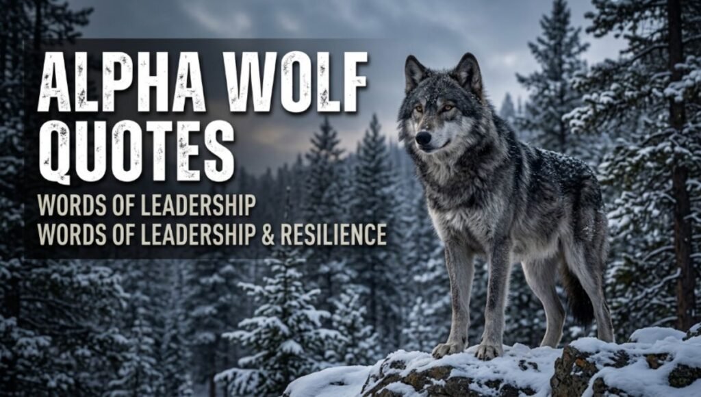 alpha wolf quotes