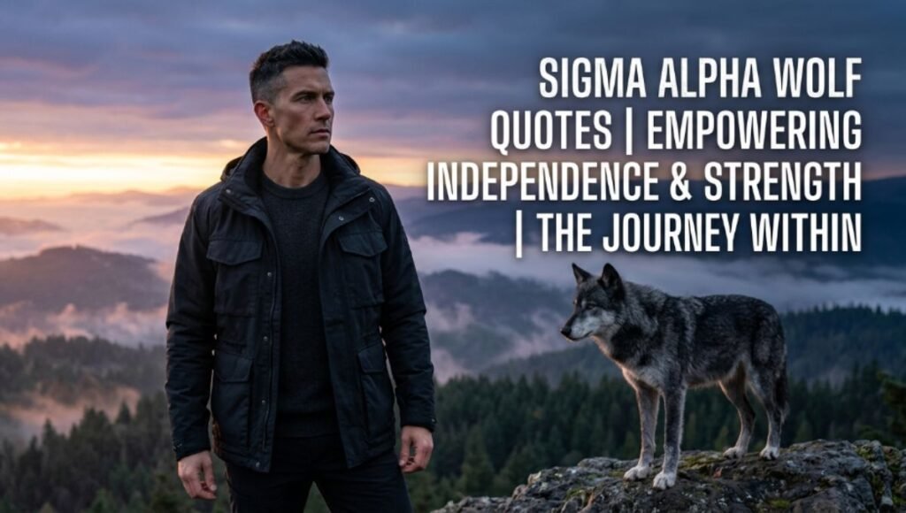 sigma alpha wolf quotes