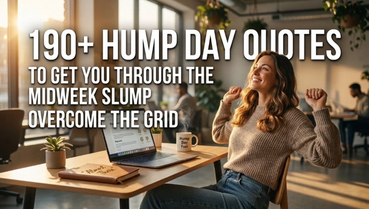 190+ Hump Day Quotes To Get You Through The Midweek Slump