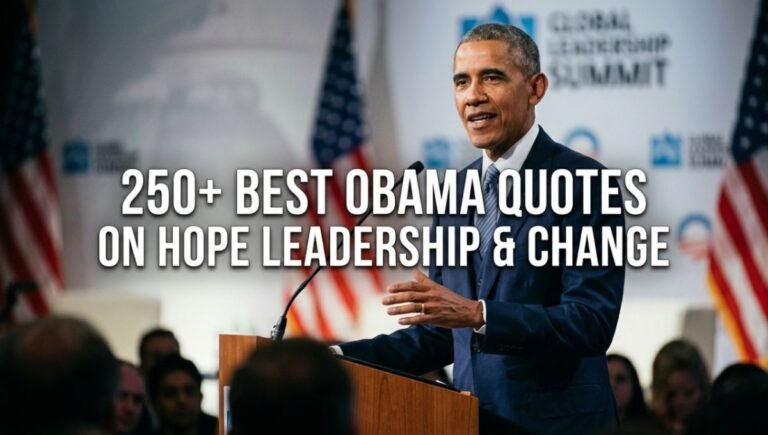 250+ Best Obama Quotes On Hope Leadership & Change