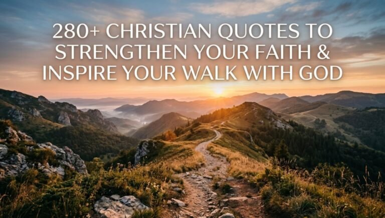 280+ Christian Quotes To Strengthen Your Faith & Inspire Your Walk With God