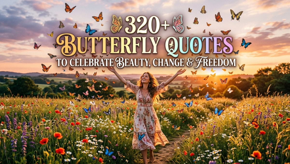 320+ Butterfly Quotes To Celebrate Beauty, Change & Freedom