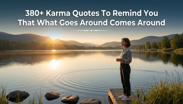 380+ Karma Quotes To Remind You That What Goes Around Comes Around