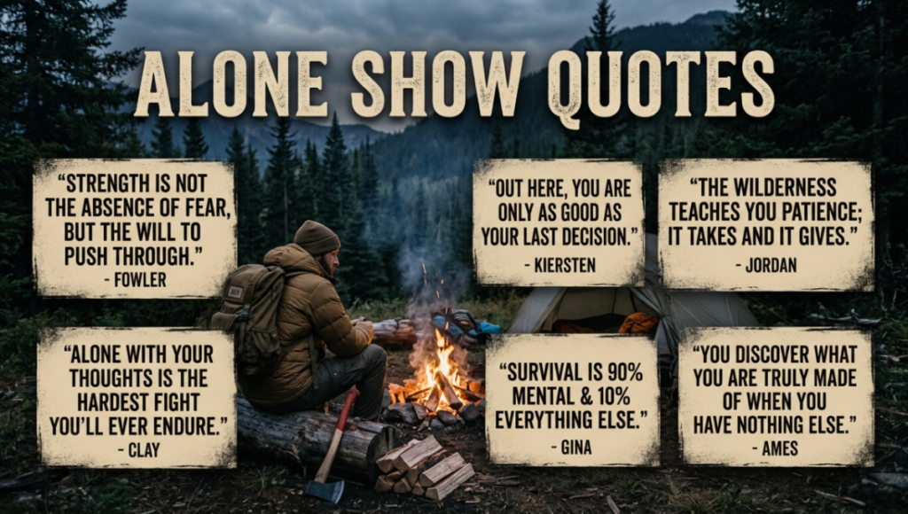 Alone Show Quotes