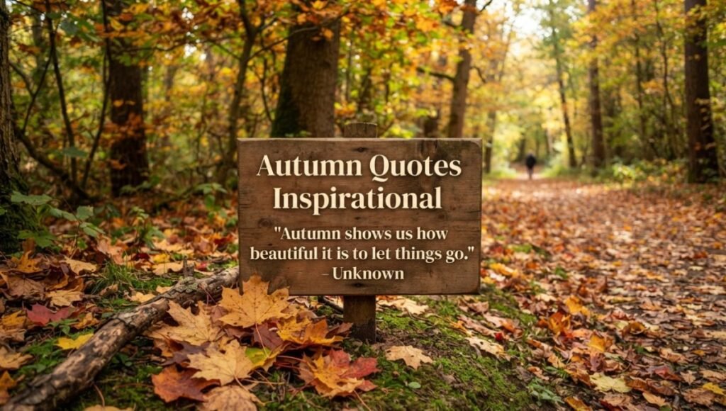 Autumn Quotes Inspirational