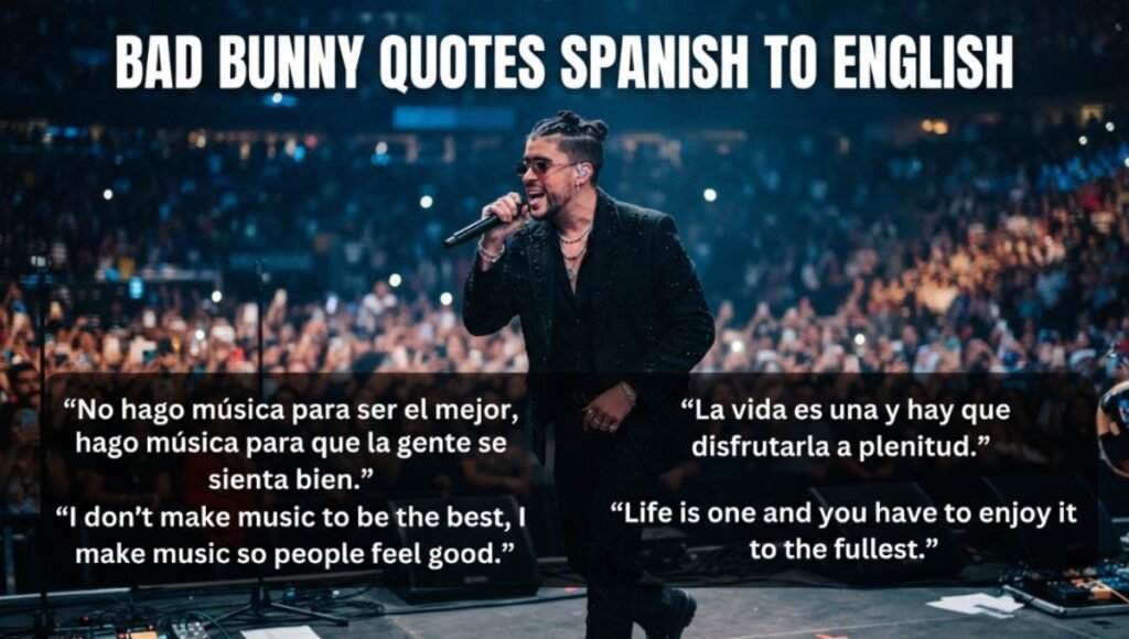 Bad Bunny Quotes Spanish To English