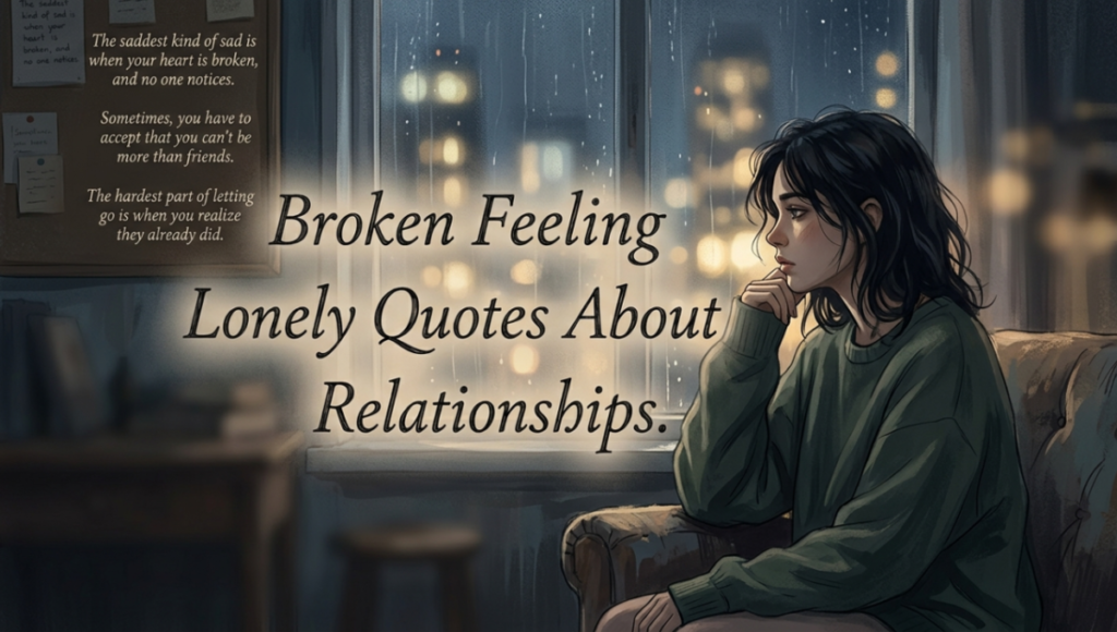 Broken Feeling Lonely Quotes About Relationships