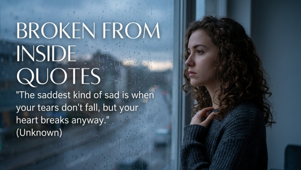 Broken From Inside Quotes