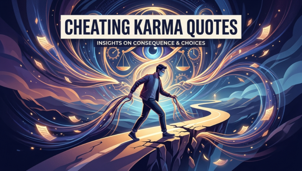 Cheating Karma Quotes