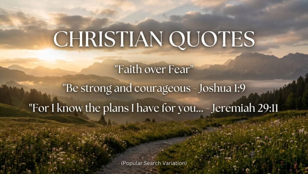 Christian Wuotes (Popular Search Variation)