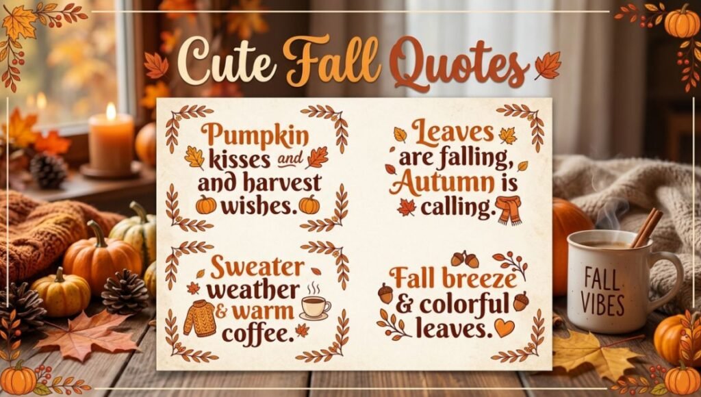 Cute Fall Quotes