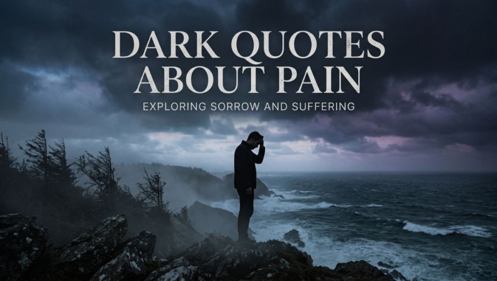 Dark Quotes About Pain