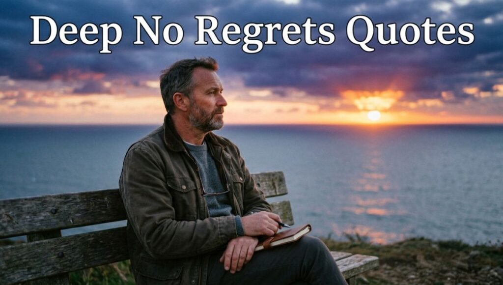 Deep No Regrets Quotes