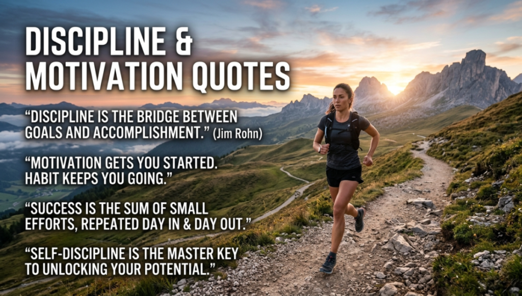 Discipline Motivation Quotes