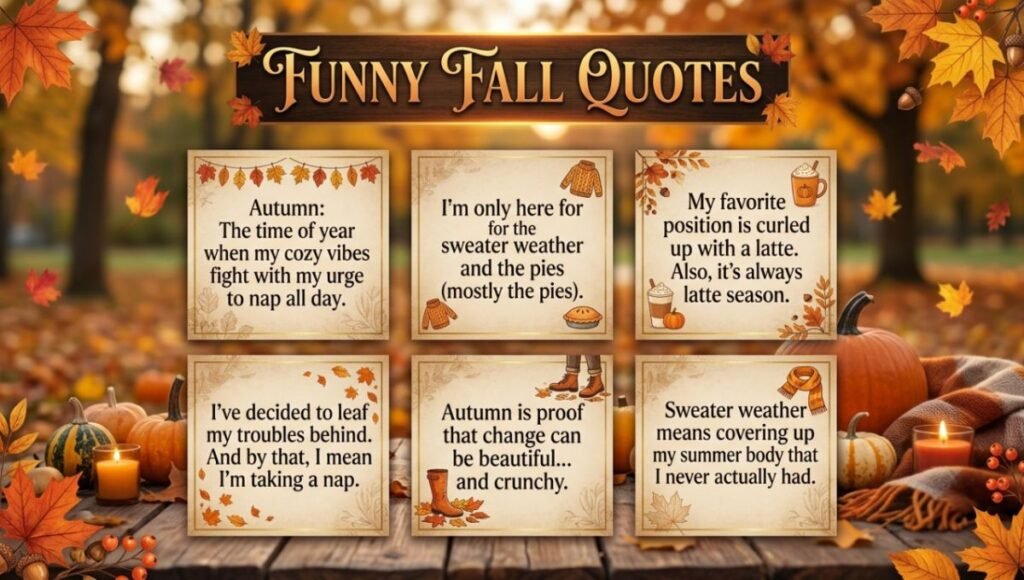 Funny Fall Quotes