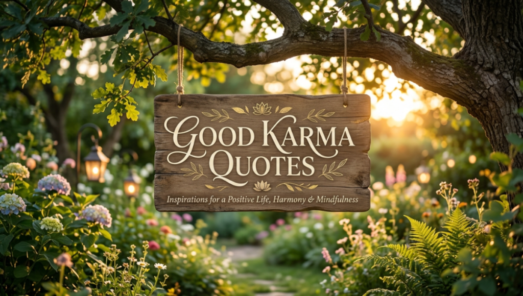 Good Karma Quotes