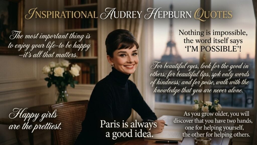 Inspirational Audrey Hepburn Quotes
