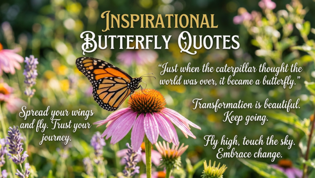 Inspirational Butterfly Quotes