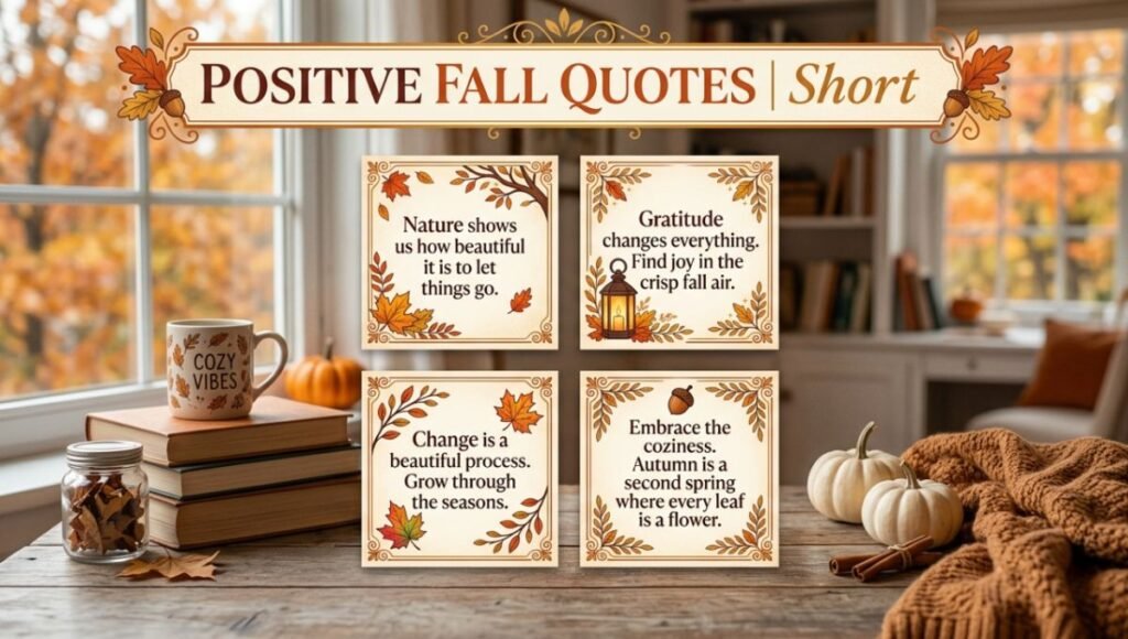 Positive Fall Quotes Short