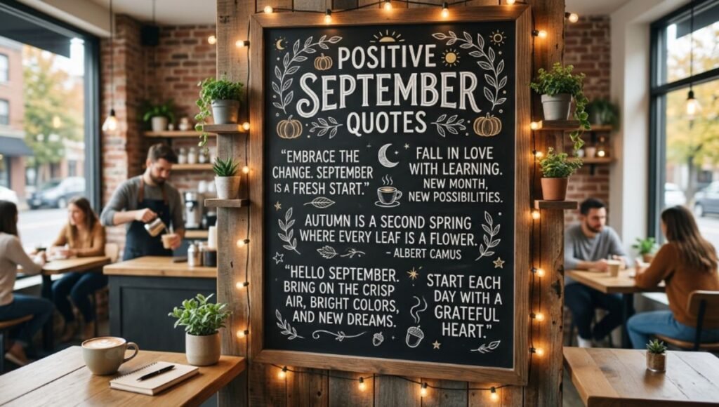 Positive September Quotes