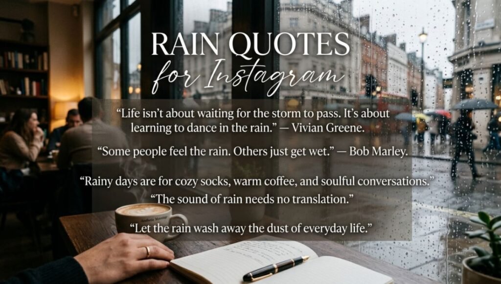 Rain Quotes For Instagram