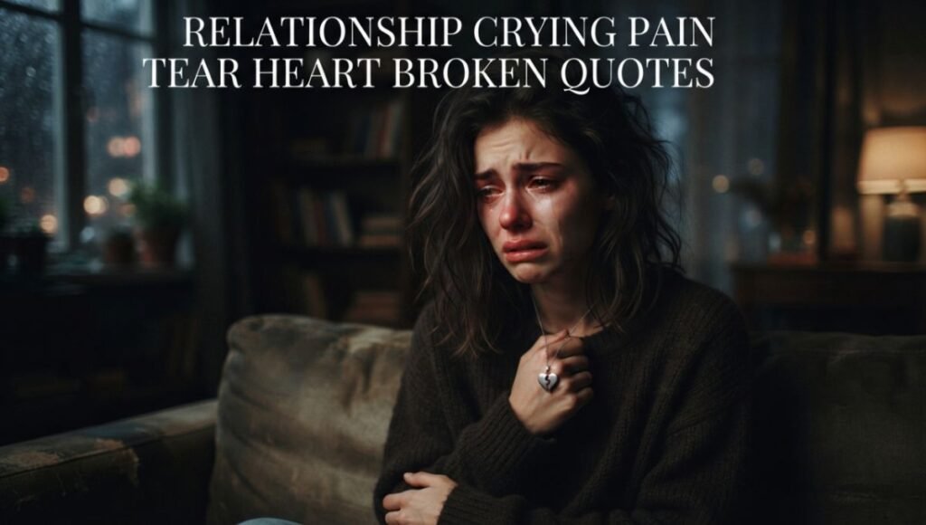 Relationship Crying Pain Tear Heart Broken Quotes