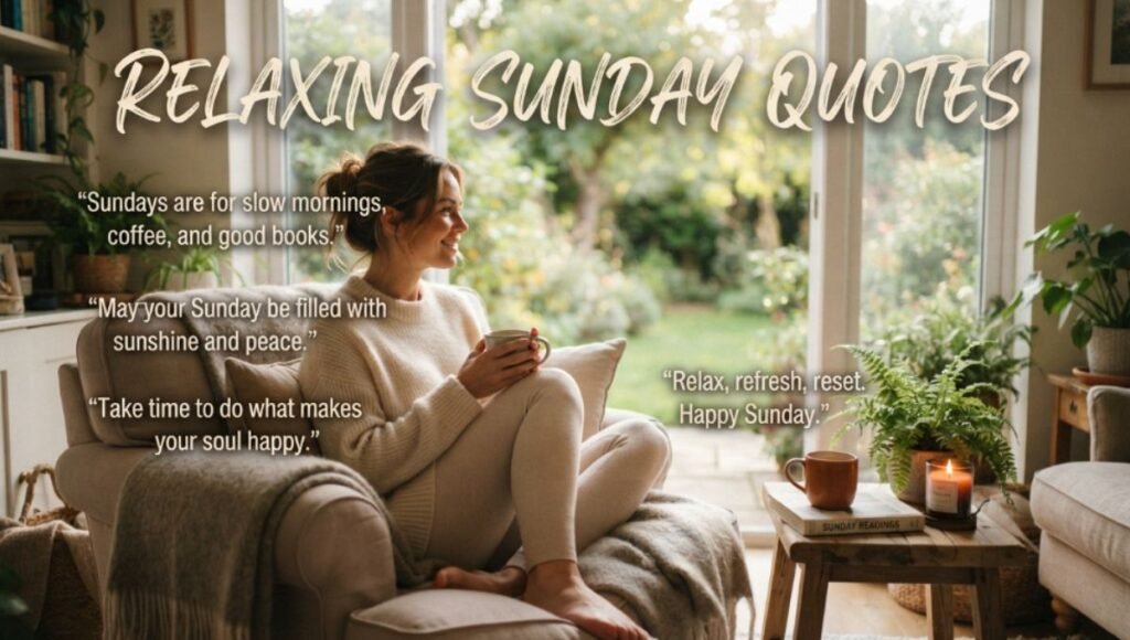 Relaxing Sunday Quotes