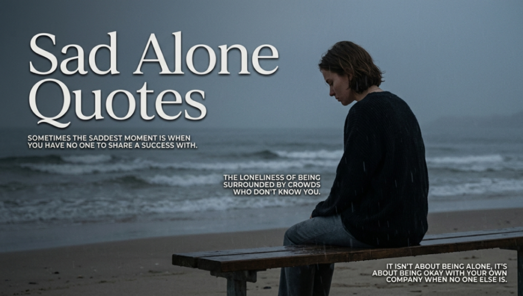 Sad Alone Quotes