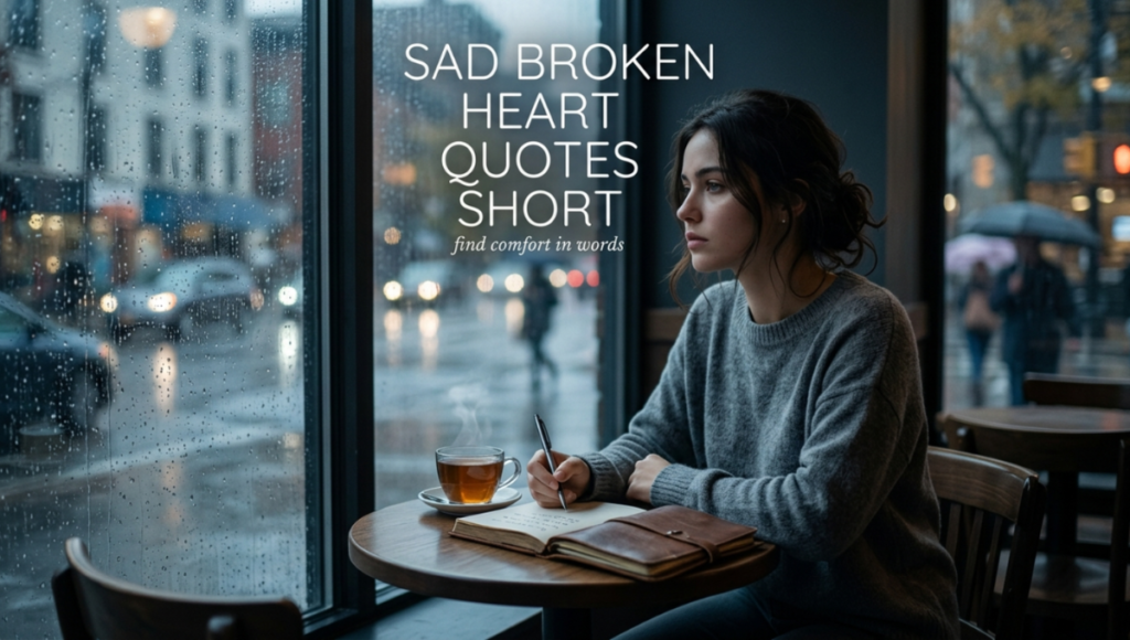Sad Broken Heart Quotes Short