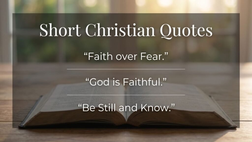 Short Christian Quotes