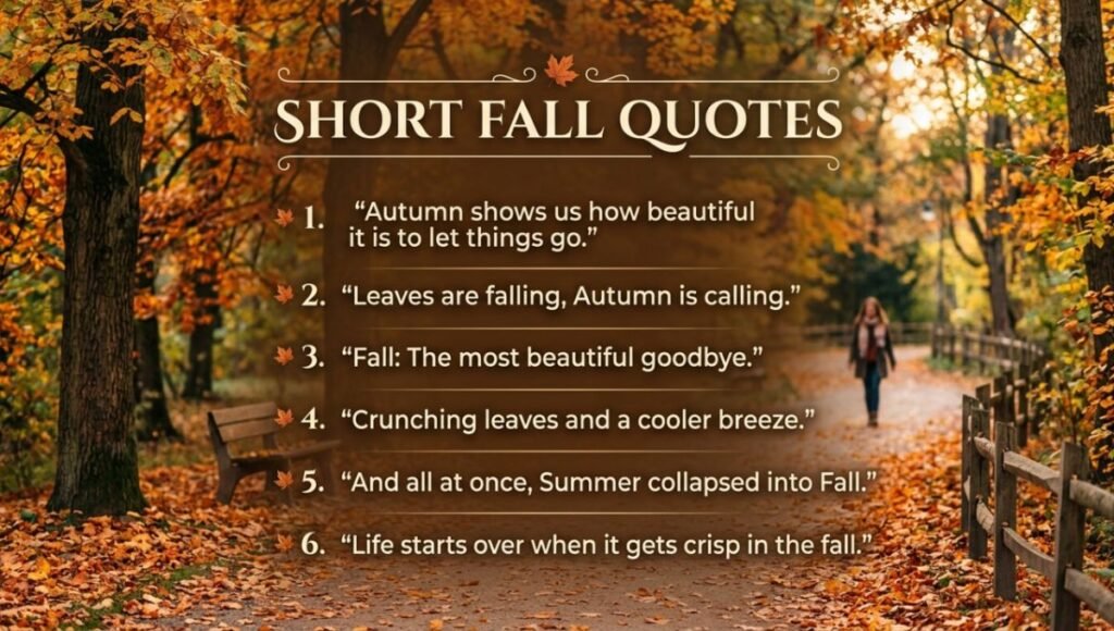 Short Fall Quotes