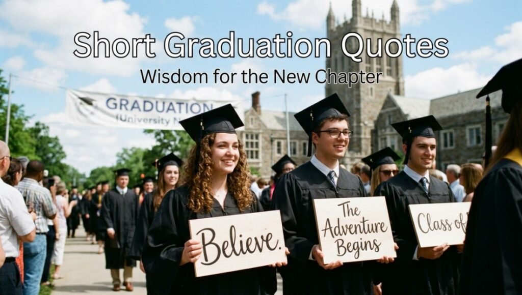Short Graduation Quotes