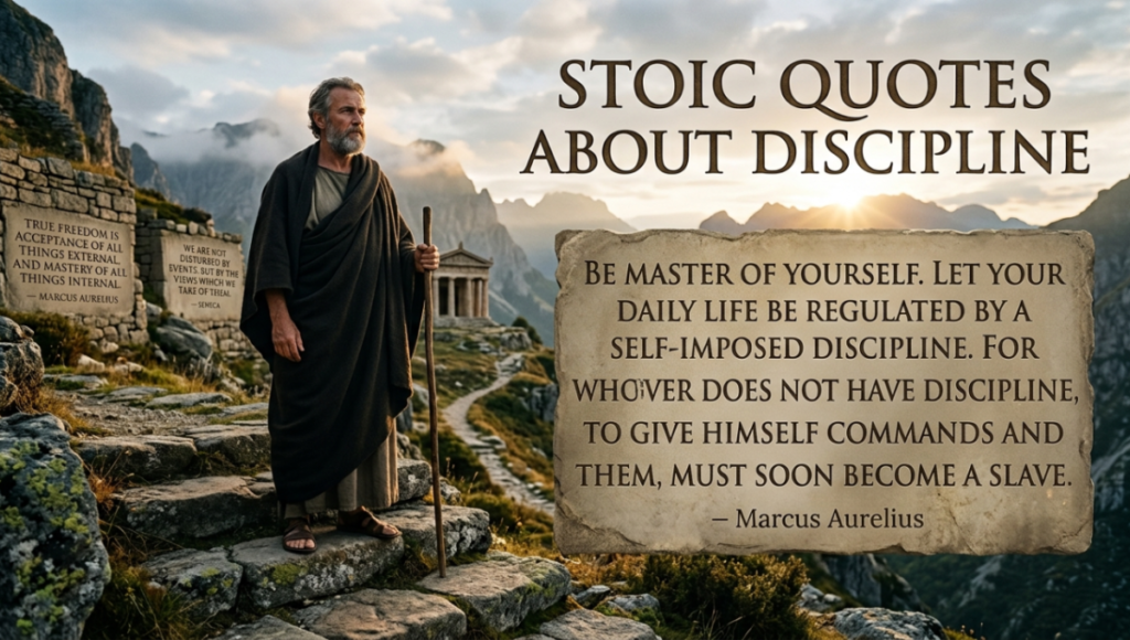 Stoic Quotes About Discipline