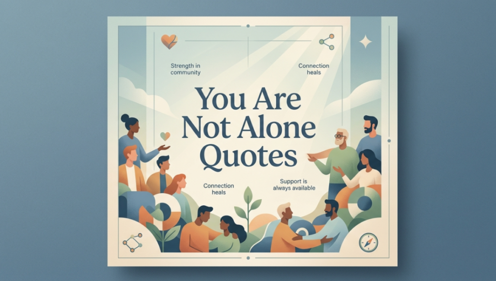 You Are Not Alone Quotes