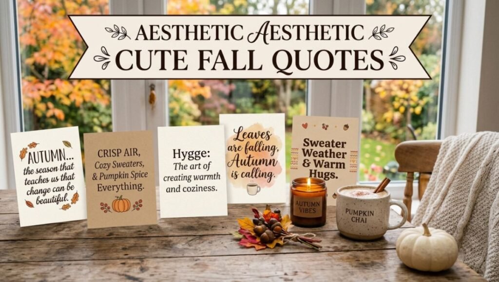 aesthetic aesthetic cute fall quotes