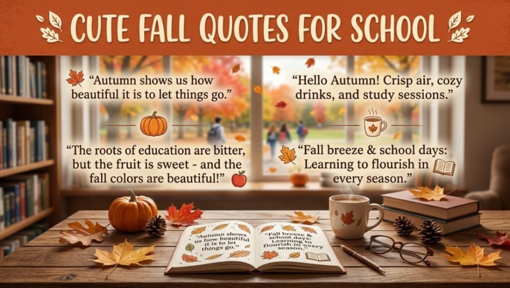 cute fall quotes for school