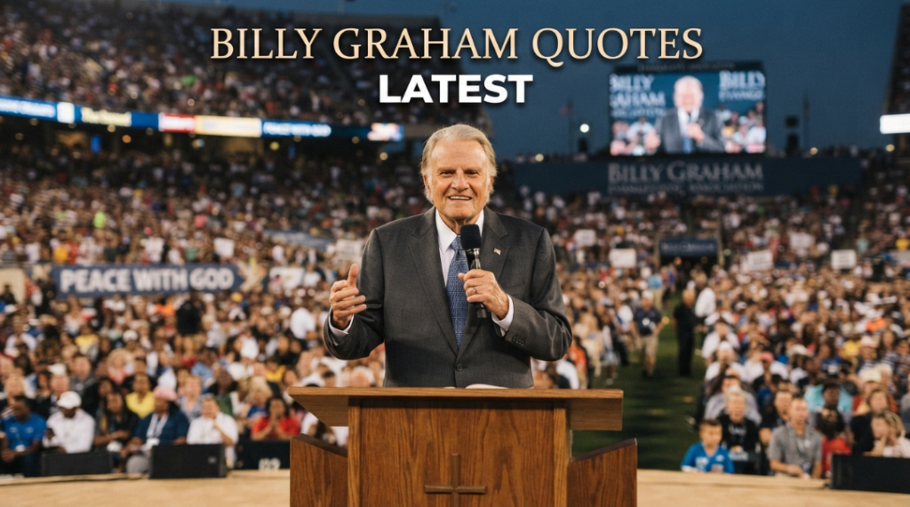 Billy Graham Quotes, Latest