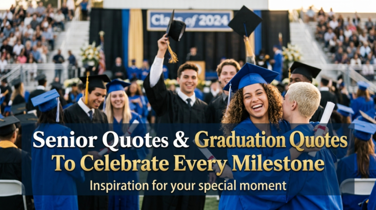 Senior Quotes & Graduation Quotes To Celebrate Every Milestone