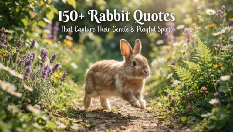 150+ Rabbit Quotes That Capture Their Gentle & Playful Spirit