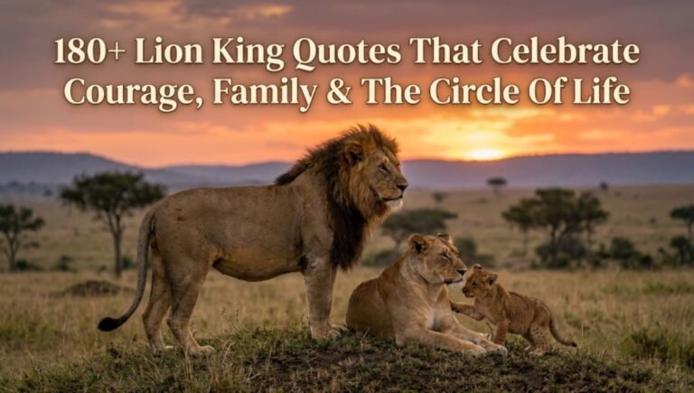 180+ Lion King Quotes That Celebrate Courage Family & The Circle Of Life