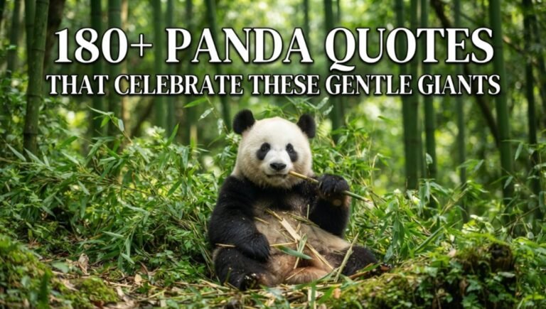 180+ Panda Quotes That Celebrate These Gentle Giants