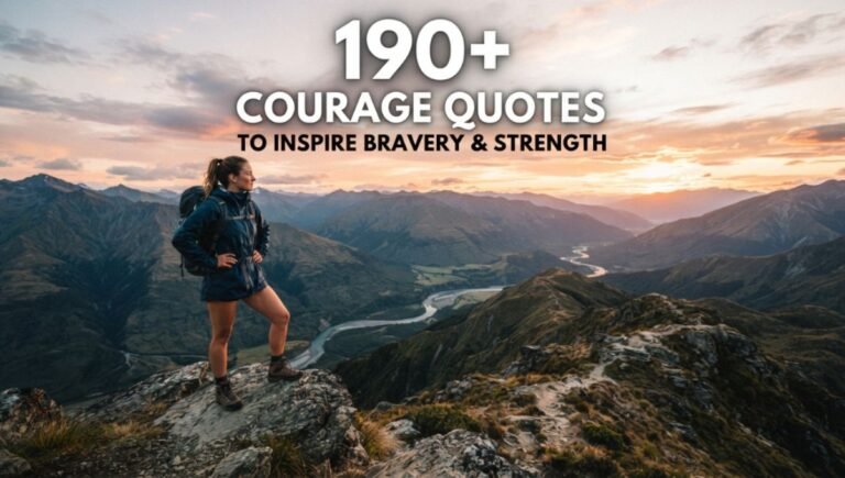 190+ Courage Quotes To Inspire Bravery & Strength