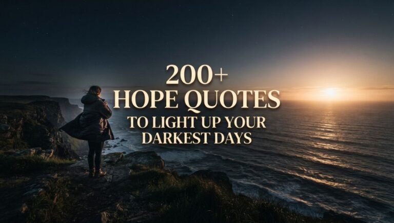 200+ Hope Quotes To Light Up Your Darkest Days